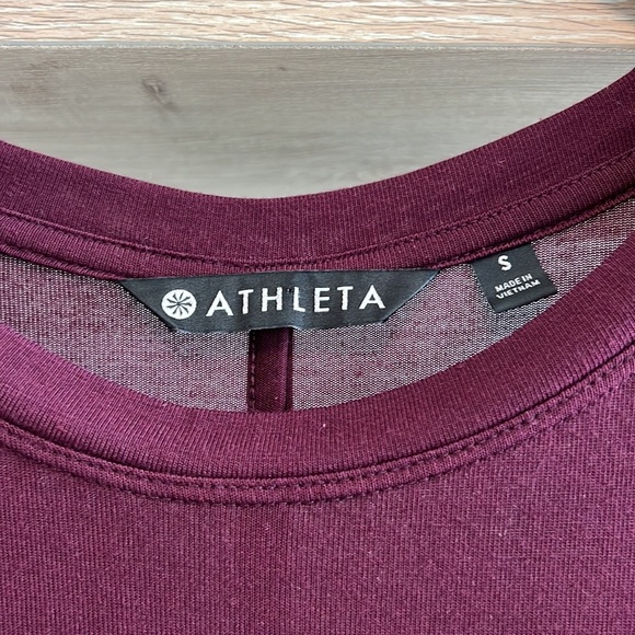 Athleta Crewneck Knit LS Dolman Sleeve Tee/Top, S - Picture 3 of 6